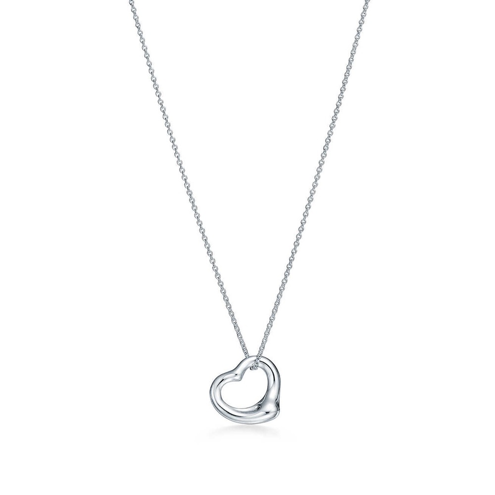 Tiffany & Co. Elsa Peretti open heart necklace